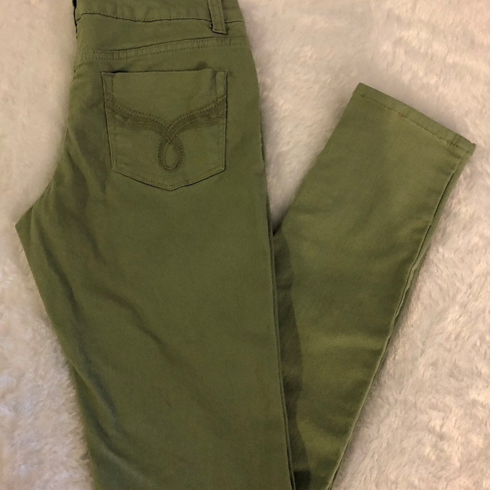 Alloy Apparel Womens Light Green Jeans Size 9x35